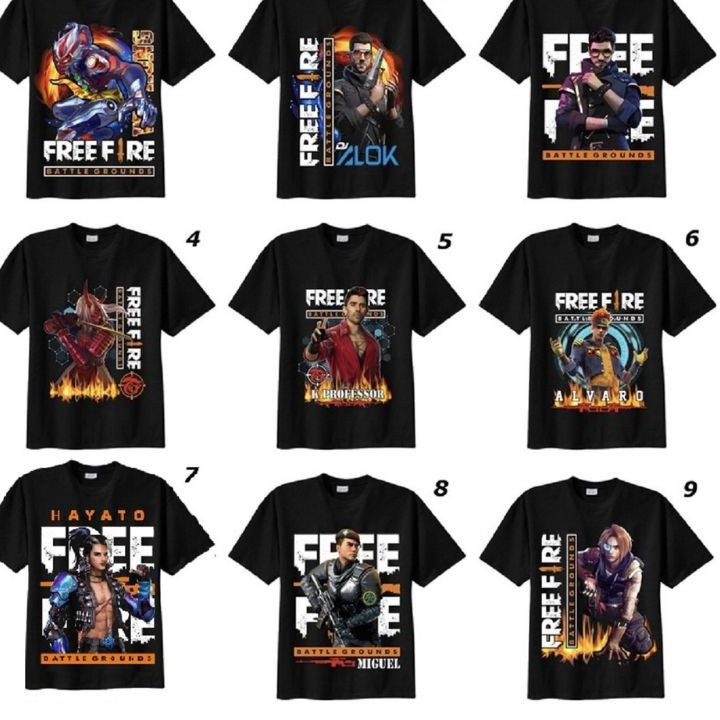COD KAOS ANAK 3D FREE FIRE FF DISTRO ANAK SAMPAI DEWASA BAJU FF KAOS FF ANAK LAKI LAKI PAKAIAN ANAK