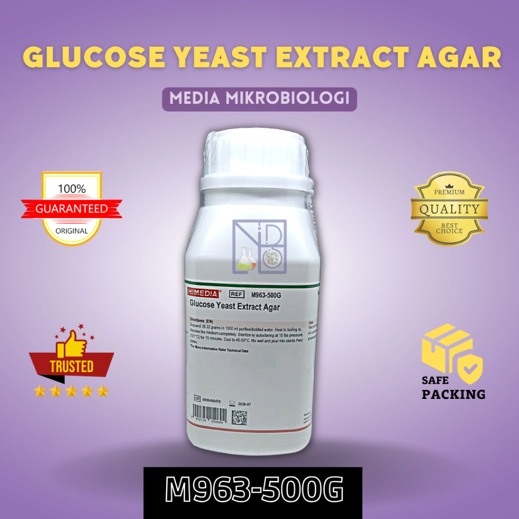 Glucose Yeast Extract Agar - Media Mikrobiologi, 500 gram
