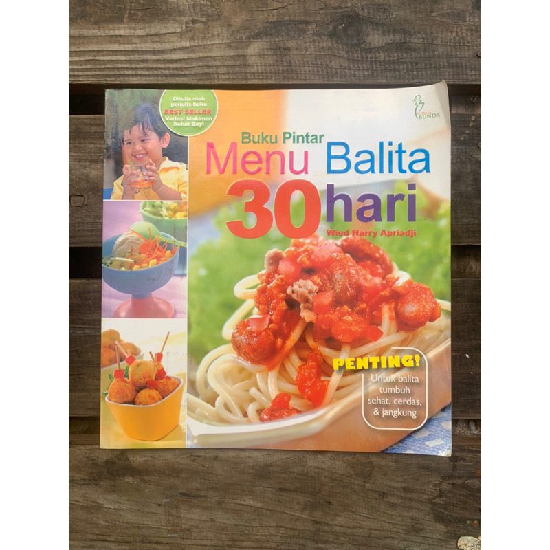 PRELOVED Buku Pintar Menu Balita