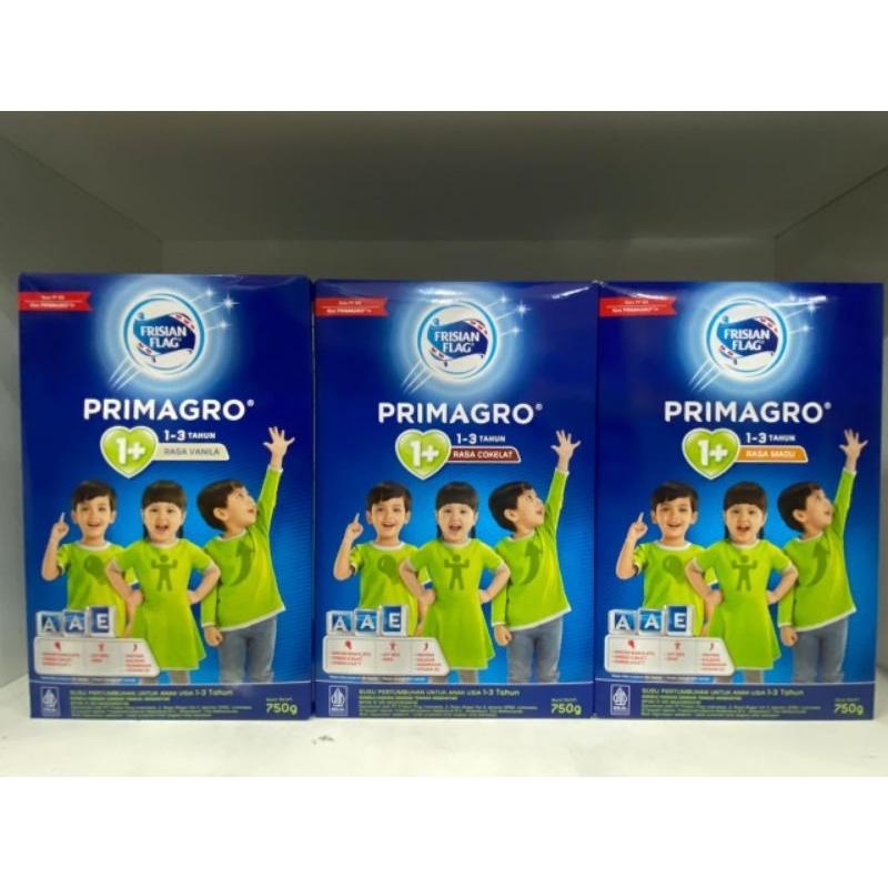 

Frisian Flag Primagro 1+/3+/vanila/madu/coklat 750gram