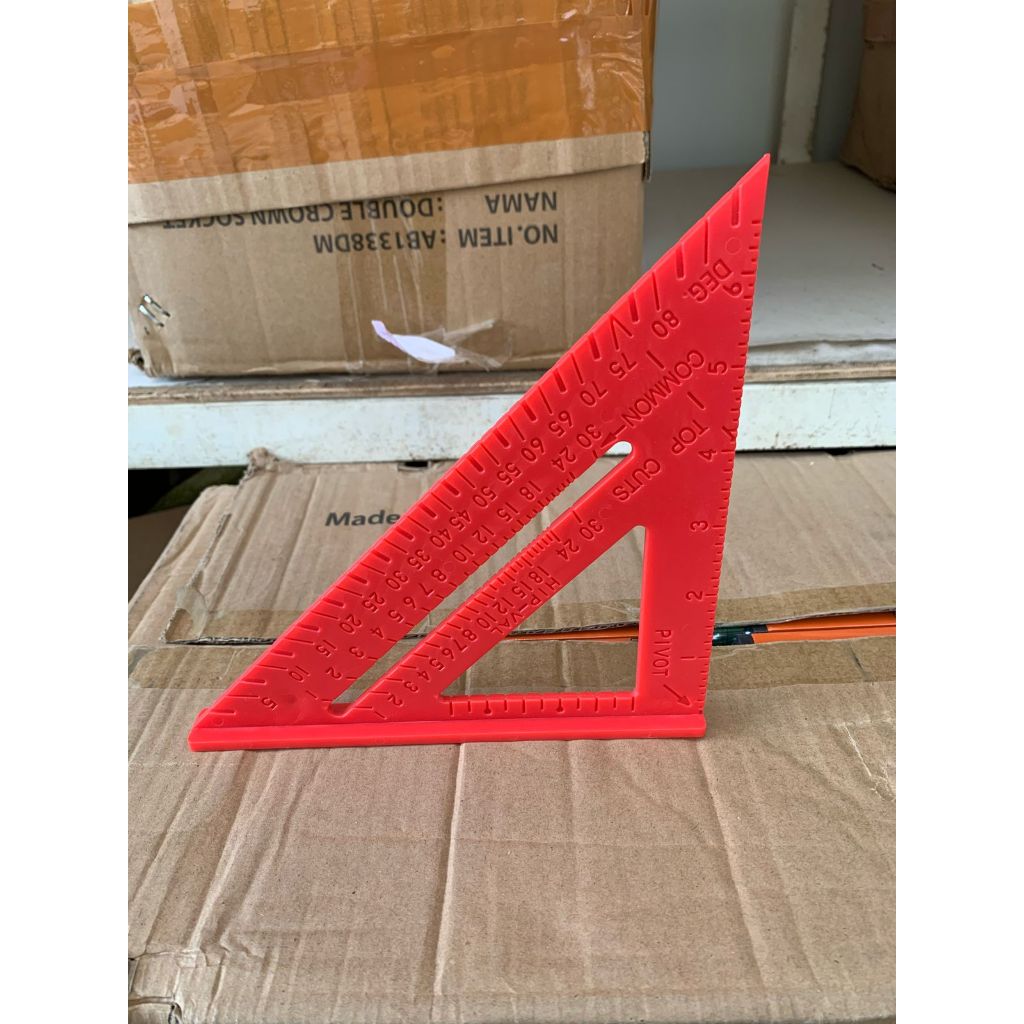 

Penggaris Siku Multifungsi Sudut 90 Derajat Mistar Triangle Ruler Pasekon Penggaris Tukang Aluminium
