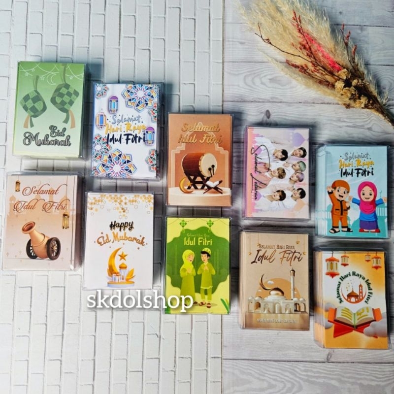 

grosir amplop lebaran ampau lebaran idulfitri box mika karakter ampau lucu isi 50 pcs