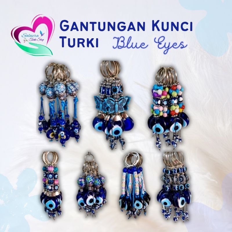 Gantungan Kunci Blue Eyes Turki