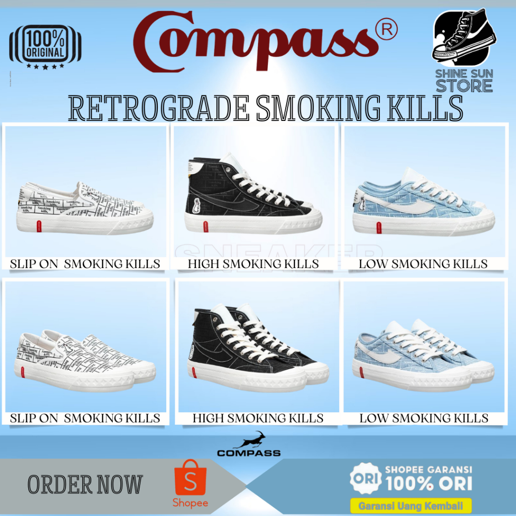 [ORIGINAL] Compass Fxxrabbits Retrograde '' Smoking Kills'' Limited Edition