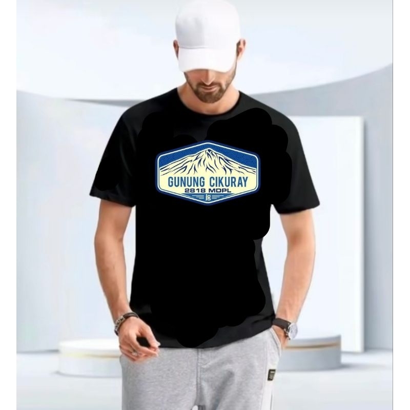 Kaos sablon DTF  gunung Cikuray kaos distro pendaki