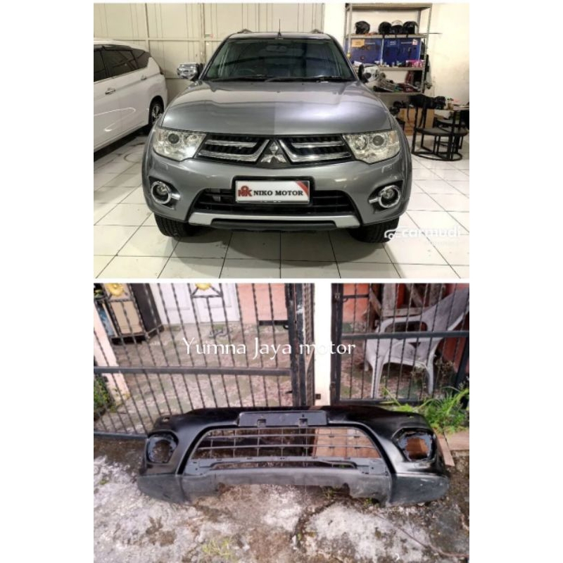 bemper depan Pajero tahun  2014