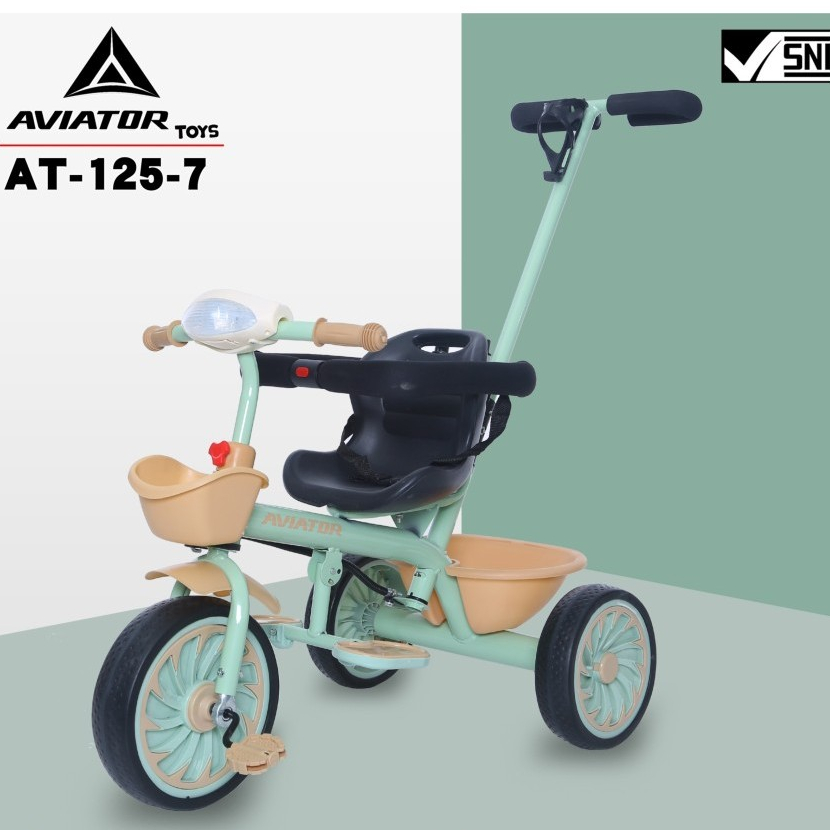 SEPEDA ANAK RODA TIGA AVIATOR AT-125-7 LENGKAP DENGAN PENGAMAN