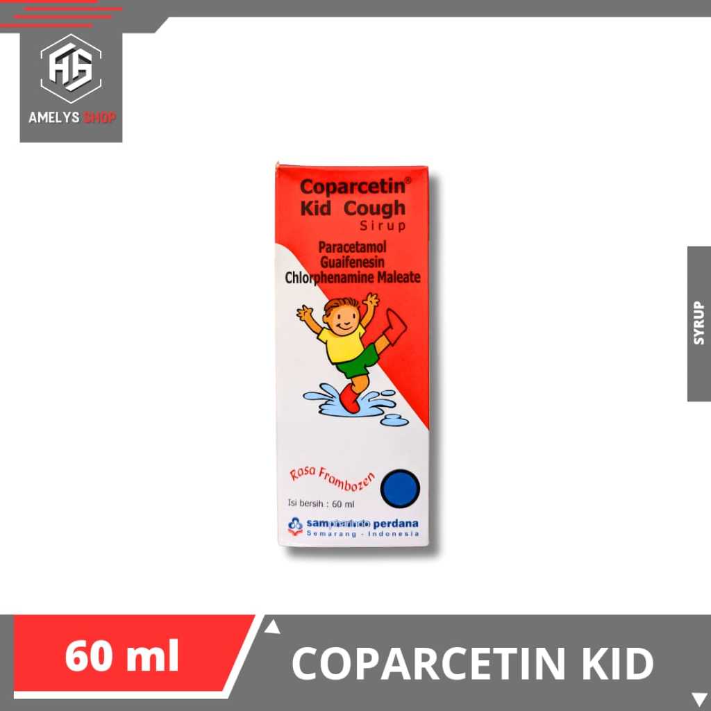 Coparcetin Sirup dan Coparcetin Kids 60 ml