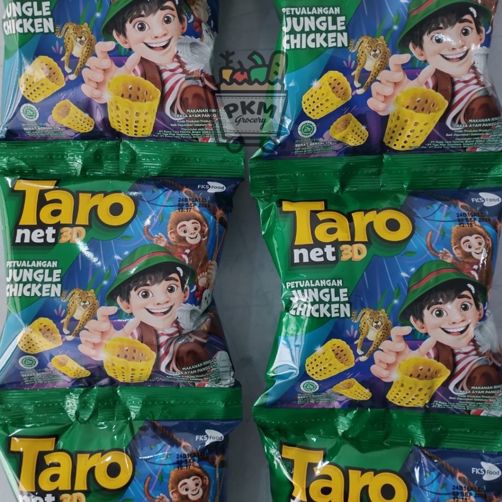 

TARO Net 3D Rasa Jungle Chicken 17 gr 1 renceng /isi 10 pcs