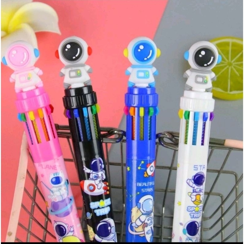 

Pulpen/pen 10 warna astronot