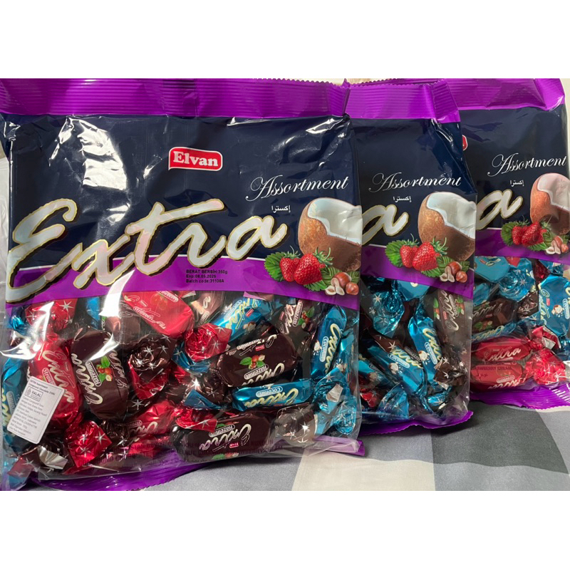 

Coklat Elvan Extra Assortment Mix 350gr Chocolate Turkey Original