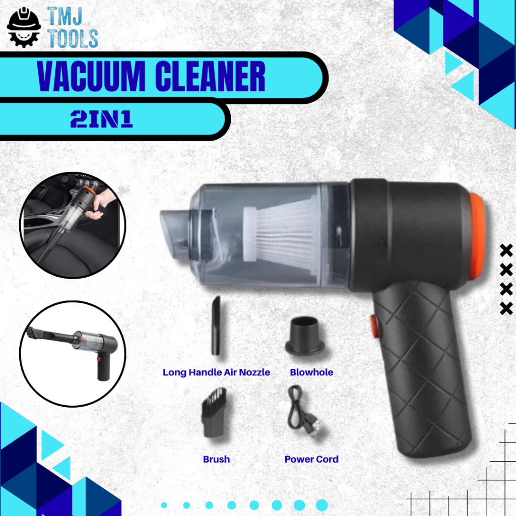 Vacuum Cleaner 2in1 Mesin Sedot Debu Baterai Cordless Portable MINI Vacum Baterai Penyedot Sedotan D
