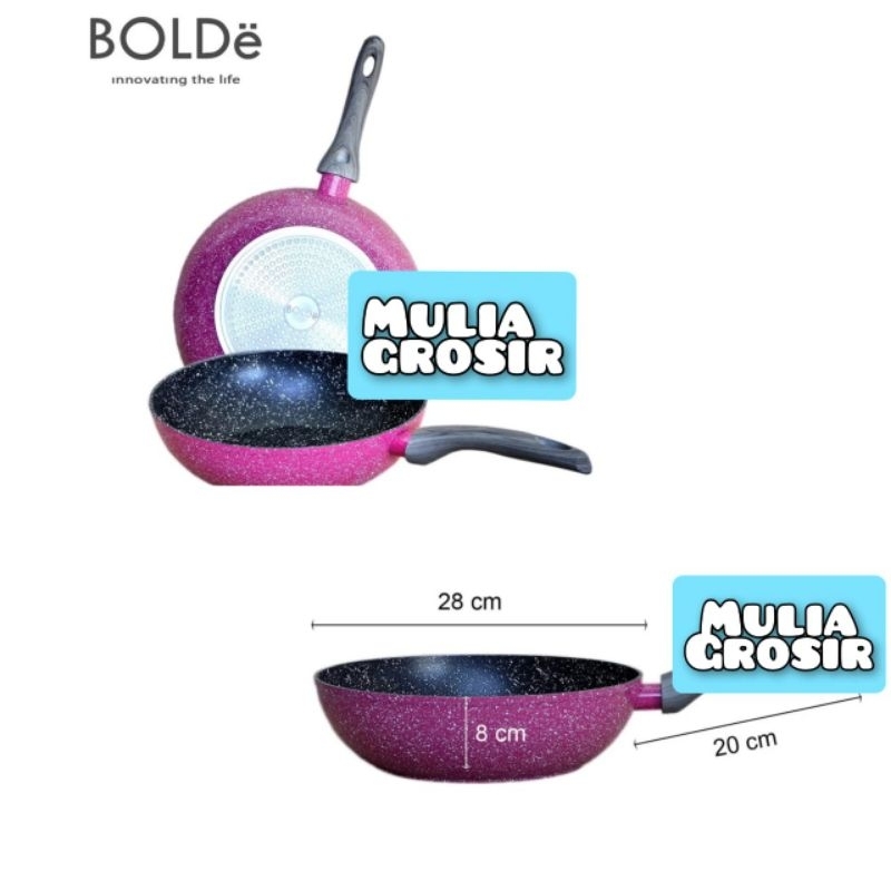 Wok Pan Bolde 28cm Wajan Bolde