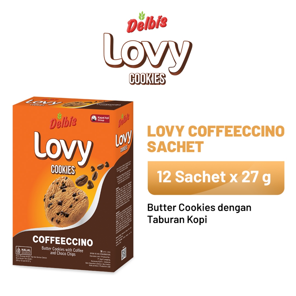 

LOVY Cookies Coffeeccino Dus (12 Sachet x 27 gr)