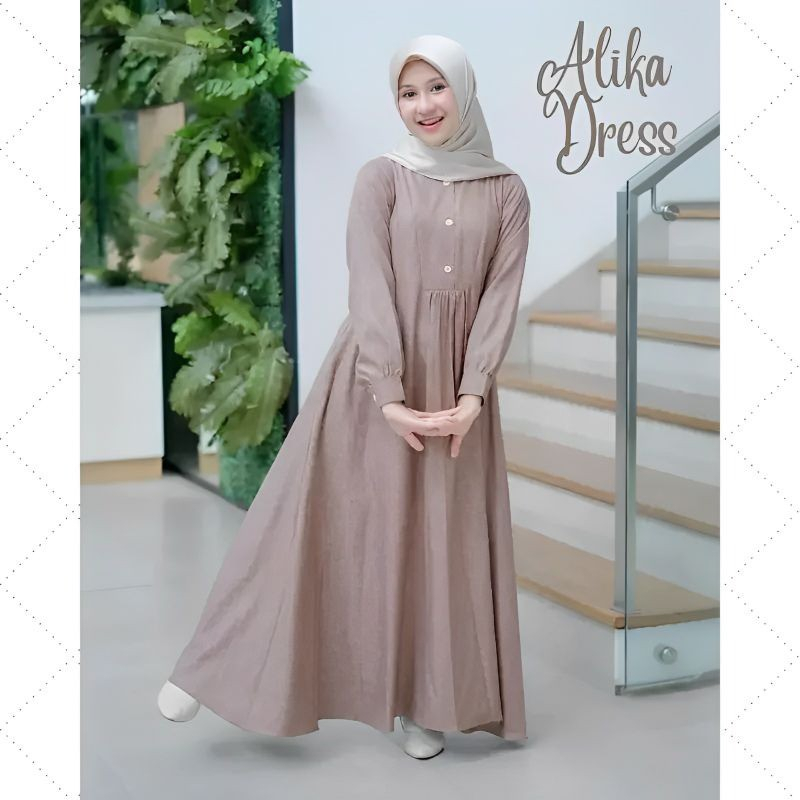 GAUN ANAK TERBARU-DRESS KIDS-BAJU 5-16TAHUN Busana Muslim Gamis Anak Perempuan Remaja Kekinian Murah