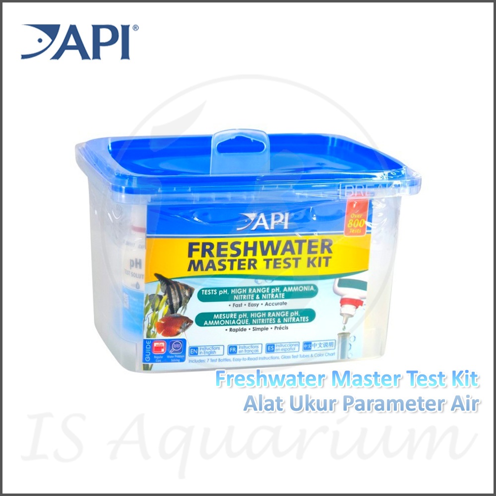 API Freshwater Master Test Kit Fresh Water Test Kit Pengukur Parameter