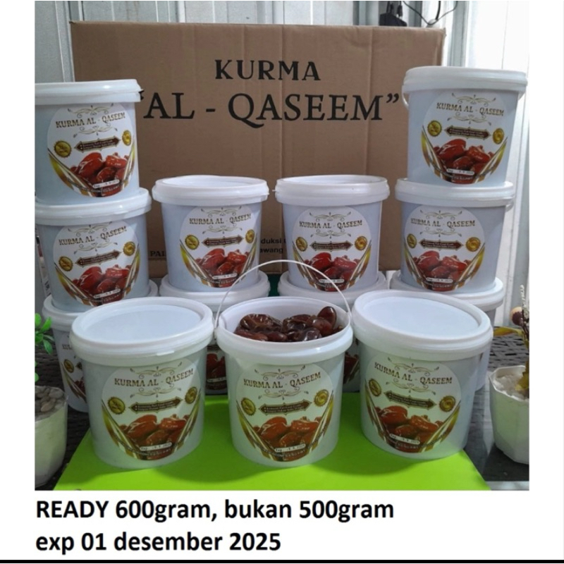 

COD KURMA AL-QASEEM KEMASAN EMBER EKONOMIS 500 gram