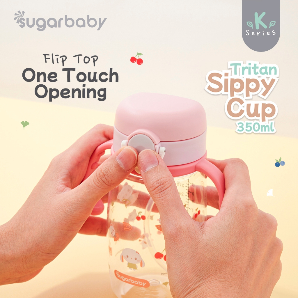 SUGAR BABY TRITAN SIPPY CUP K-SERIES 350ML