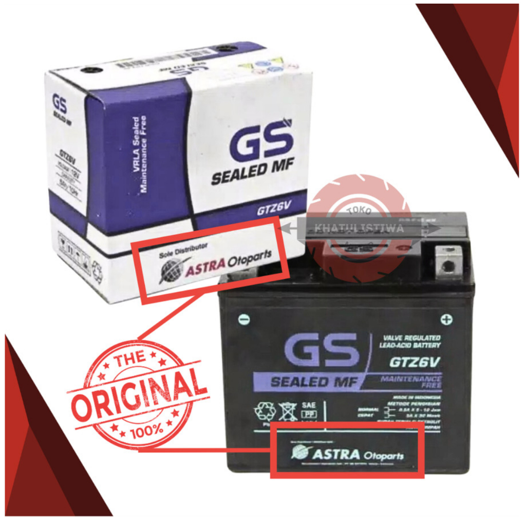 AKI KERING GS ASTRA GTZ6V VARIO 125/150/fu CBR 150R AKI GS ORIGINAL