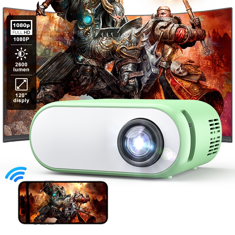 Qiaolet Z1 Proyektor Mini 2600 Lumens Mirror Hp Projector Portable Proyektor Home Theather