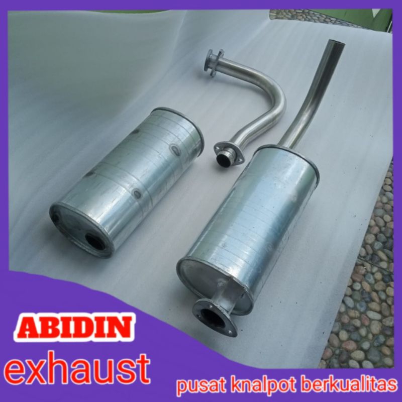 Knalpot Mobil Tabung knalpot standar L300 Colt Diesel Umplung ragasa PS100 stainless steel full bend