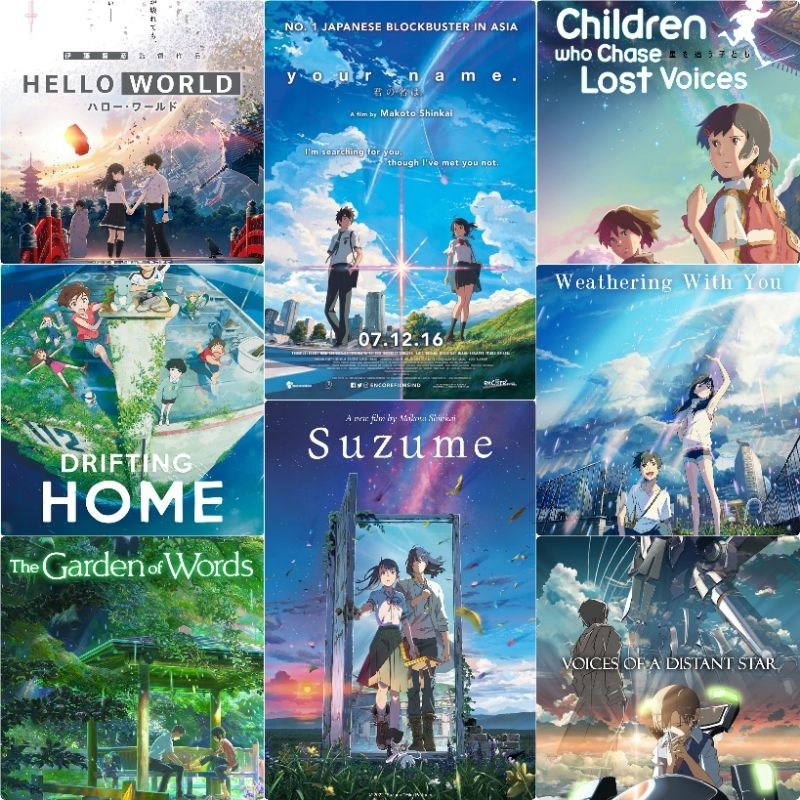 17 Film Makoto Shinkai, Ghibli & Anime Jepang BluRay Full HD Indonesia Sub