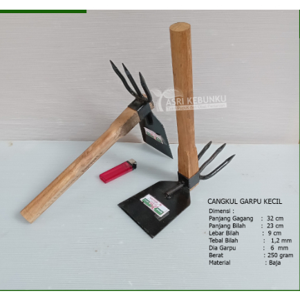 free packing Perkakas Pertanian Cangkul Garpu Kecil Alat berkebun