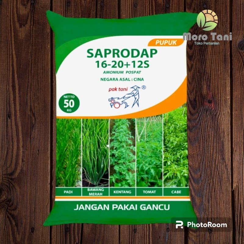 PUPUK SAPRODAP 16-20-12S PAK TANI 25 KG