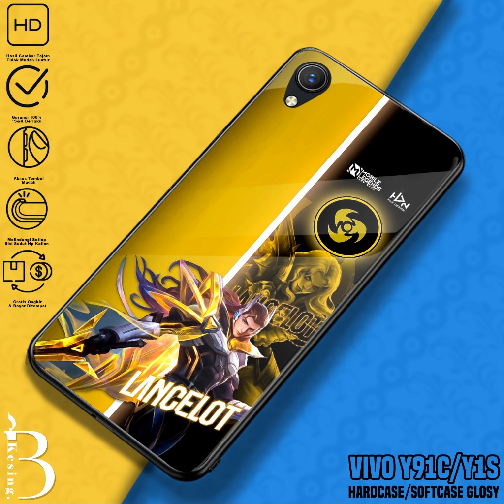 Case VIVO Y91C / Y1S - Casing VIVO Y91C / Y1S Motif Hero MobileLegend - Silikon Hp VIVO Y91C - Softc