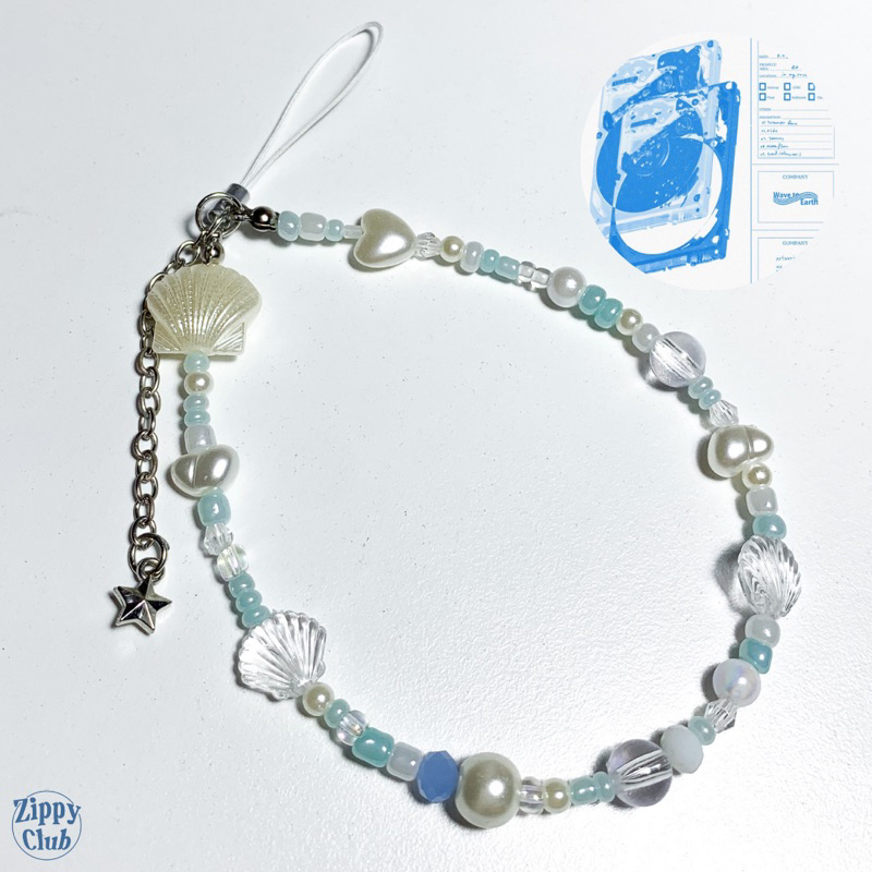 wave to earth phonecharm | phonestrap wave to earth