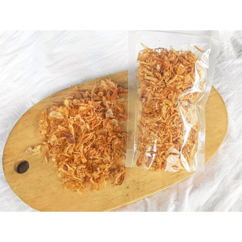 

Bawang Goreng Original 100% (Original fried shallot) - Kemasan pouch