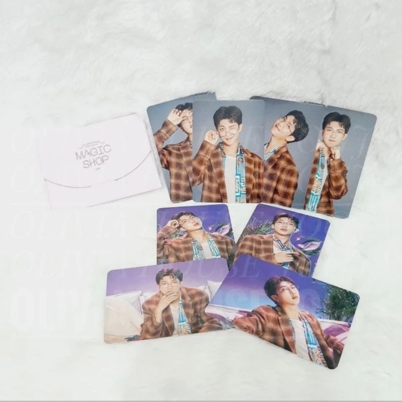 Photocard RM BTS Magic Shop 2019 Photocard BTS Magic Shop RM Pink