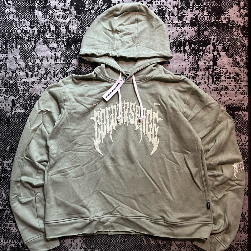 Colourspace Crop Hoodie
