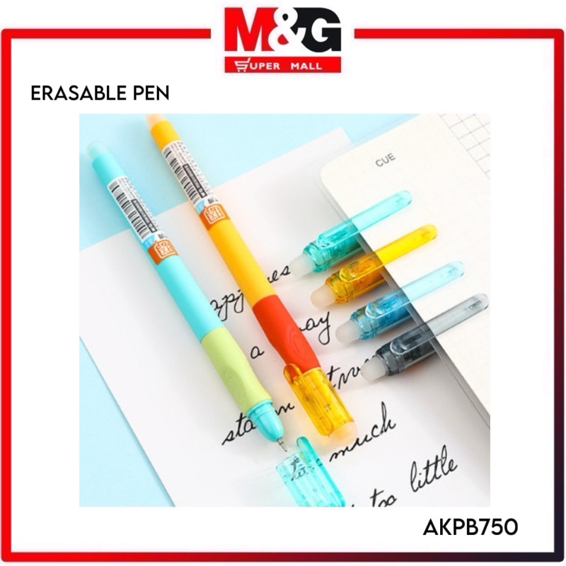 

M&G Stick Erasable Pen 0.5mm Black / Pulpen M&G Ekonomis Hitam AKPB7501