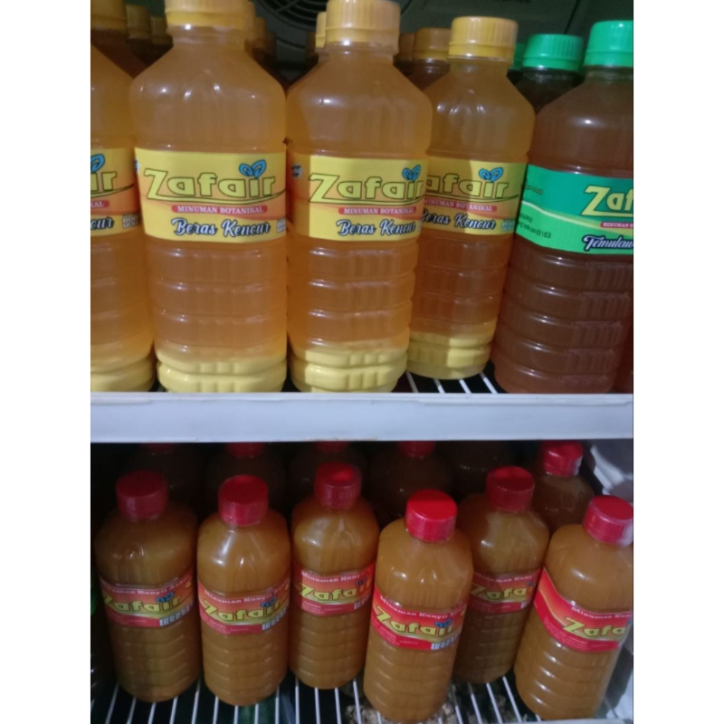 

Zafair Minuman Jamu Botol Kunyit Asam Kunir Asem Beras Kencur Temulawak 500 ml Jamu Segar Herbal Drink Oleh-Oleh Malang