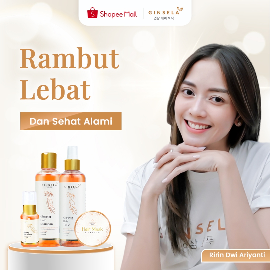 OrElanHair- Ginsela 1 Botol Hair Tonic Vitamin Rambut Meredakan Rambut Rontok Hair Tonic Original & 