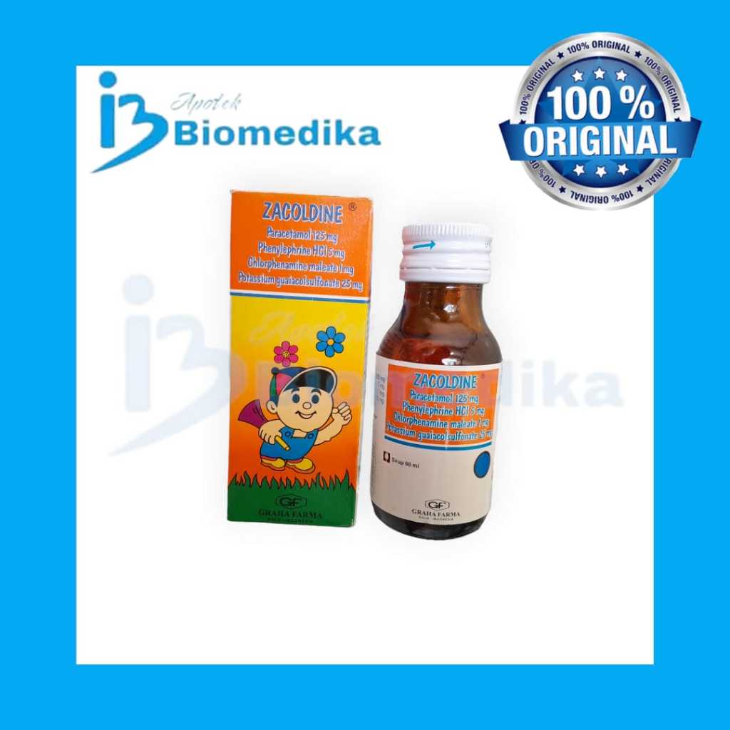 Zacoldine Sirup 60 ml Per Botol