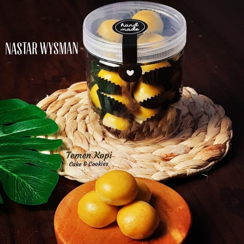 

Temen Kopi Nastar Wisjman Butter Klasik Toples 250 gram - Nastar Wisman Wysman