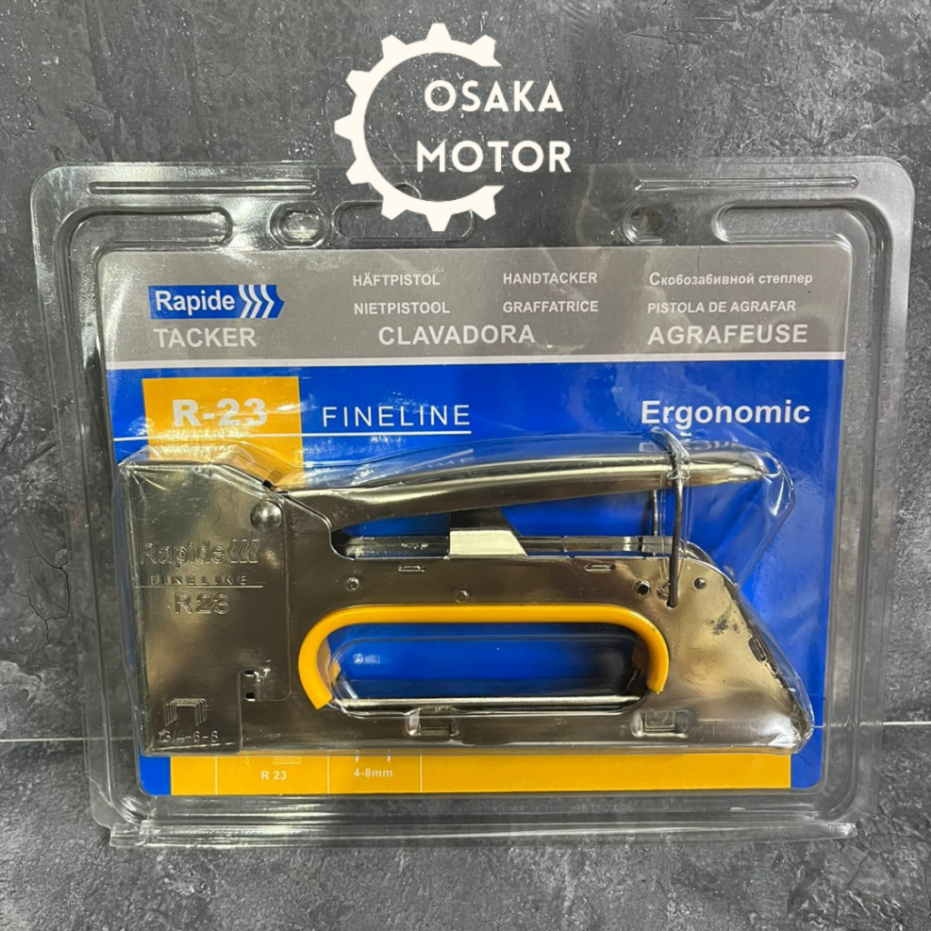 

TOP BRAND Staples Gun Tembak Rapide Original 100% Rapid Hekter Tembak Manual angin Tacket R23 Ergonomic