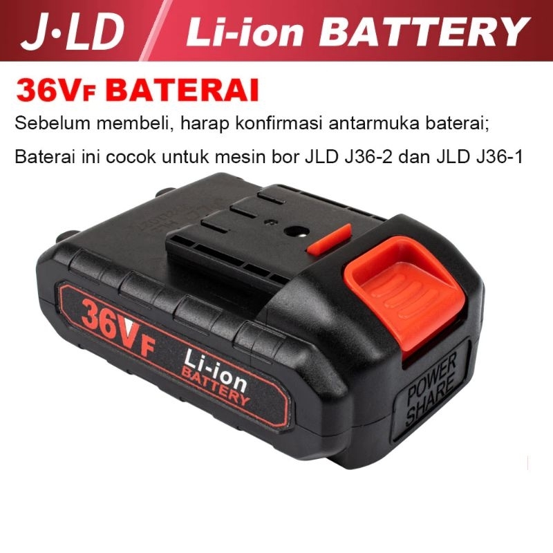 baterai mesin bor jld 36vf