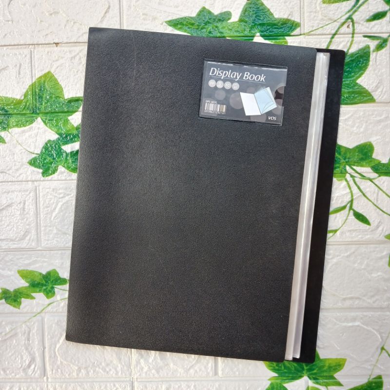 

VOS DPS-60 FC Color Therapy Clear Book File Holder Ukuran F4 60 Pocket