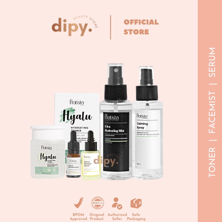 KODE O83B Official Outlet PRATISTA  Facemist Calming Spray Cica Hydrating Mist Hyalu Toner Serum Ret