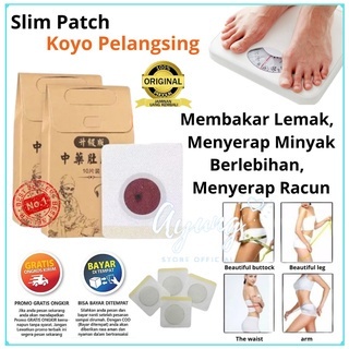 [COD] Diet Detox Koyo Pelangsing Menurunkan Berat Badan Koyo Slim Patch 10pcs Pembakar Lemak Pembaka