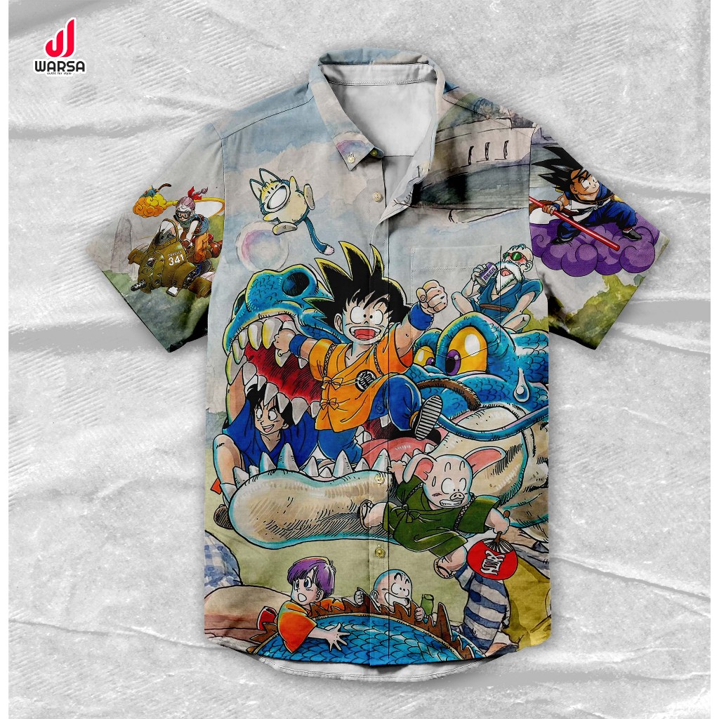 KEMEJA WARSA - Dragon ball Z Edition vintage