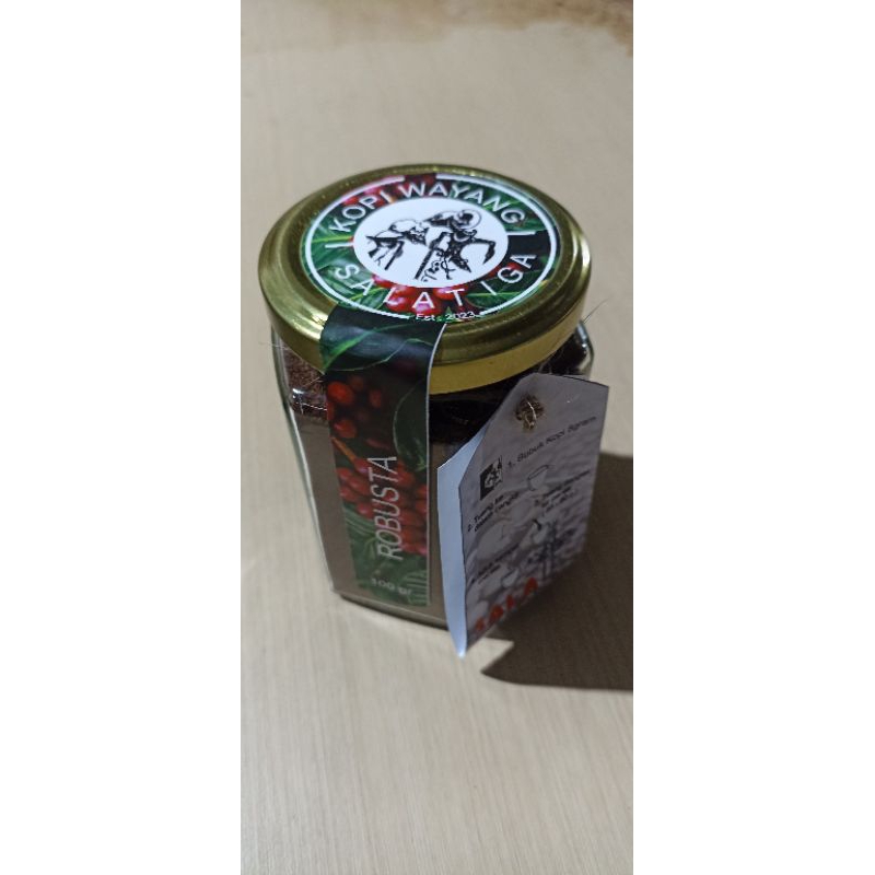 

KOPI WAYANG JENIS ROBUSTA 100℅ ASLI 100GRAM