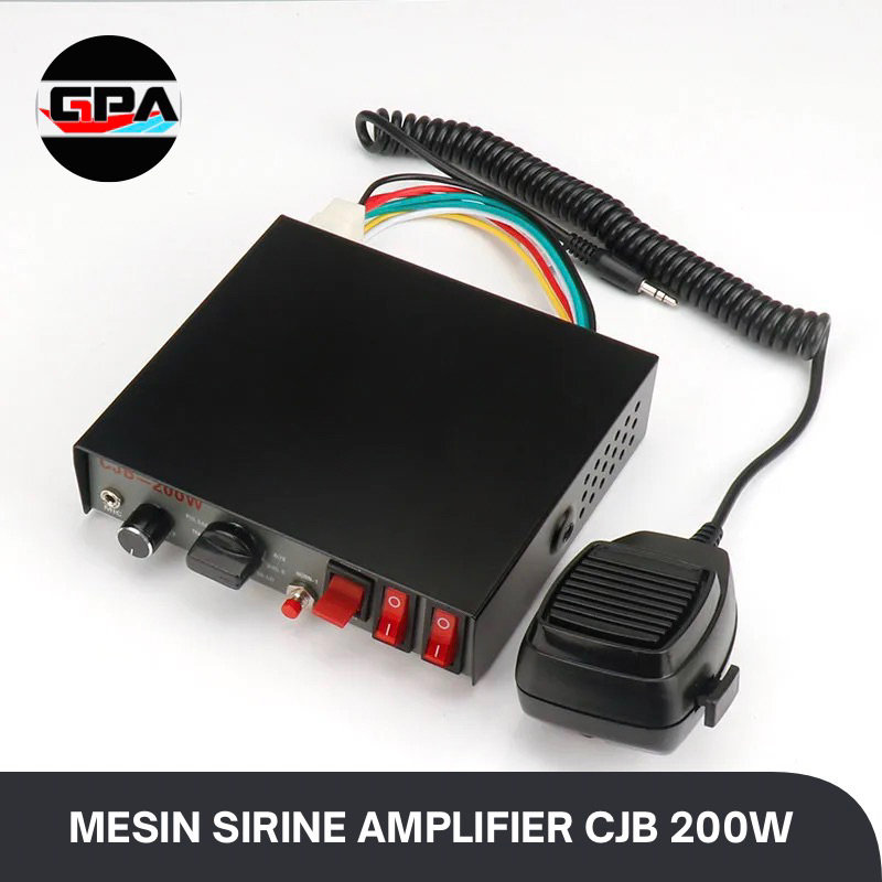 Modul Ampli Federal CJB CJB200W CJB200 Ambulance Patroli Pemadam 9 suara 12V 24V