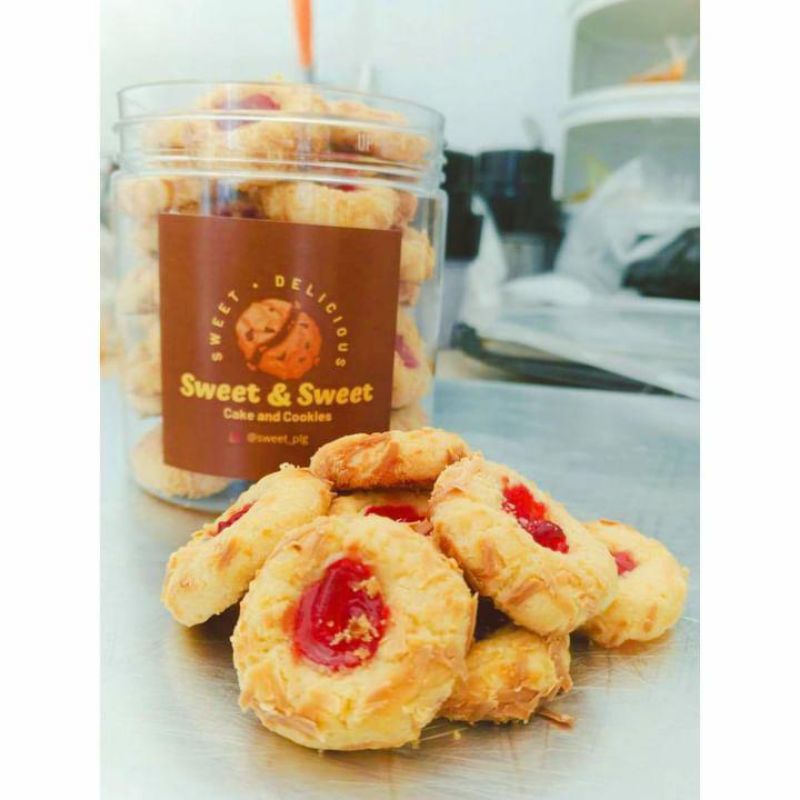 

Thumbprint Cookies Per Toples Ukuran 500ml