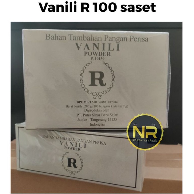 

Cuci gudang vanili R vanili bubuk vanili saset 1pcs