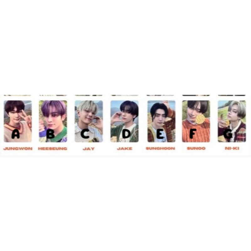 PHOTOCARD ENHYPEN ORANGE BLOOD WEVERSE VER