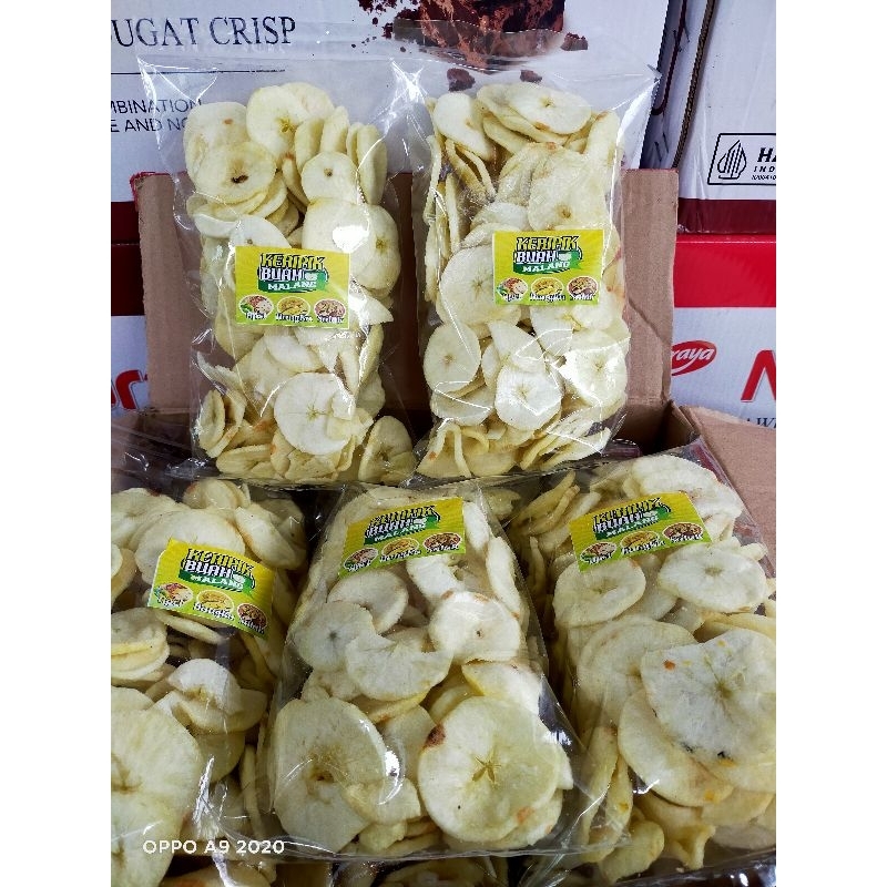 

Keripik buah/keripik apel/keripik buah apel